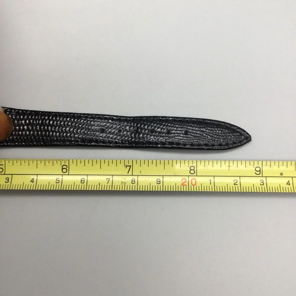 Black Jack Watch 25mm Women Gold Tone Gambling Cards Leather Band New Battery - Picture 13 of 14